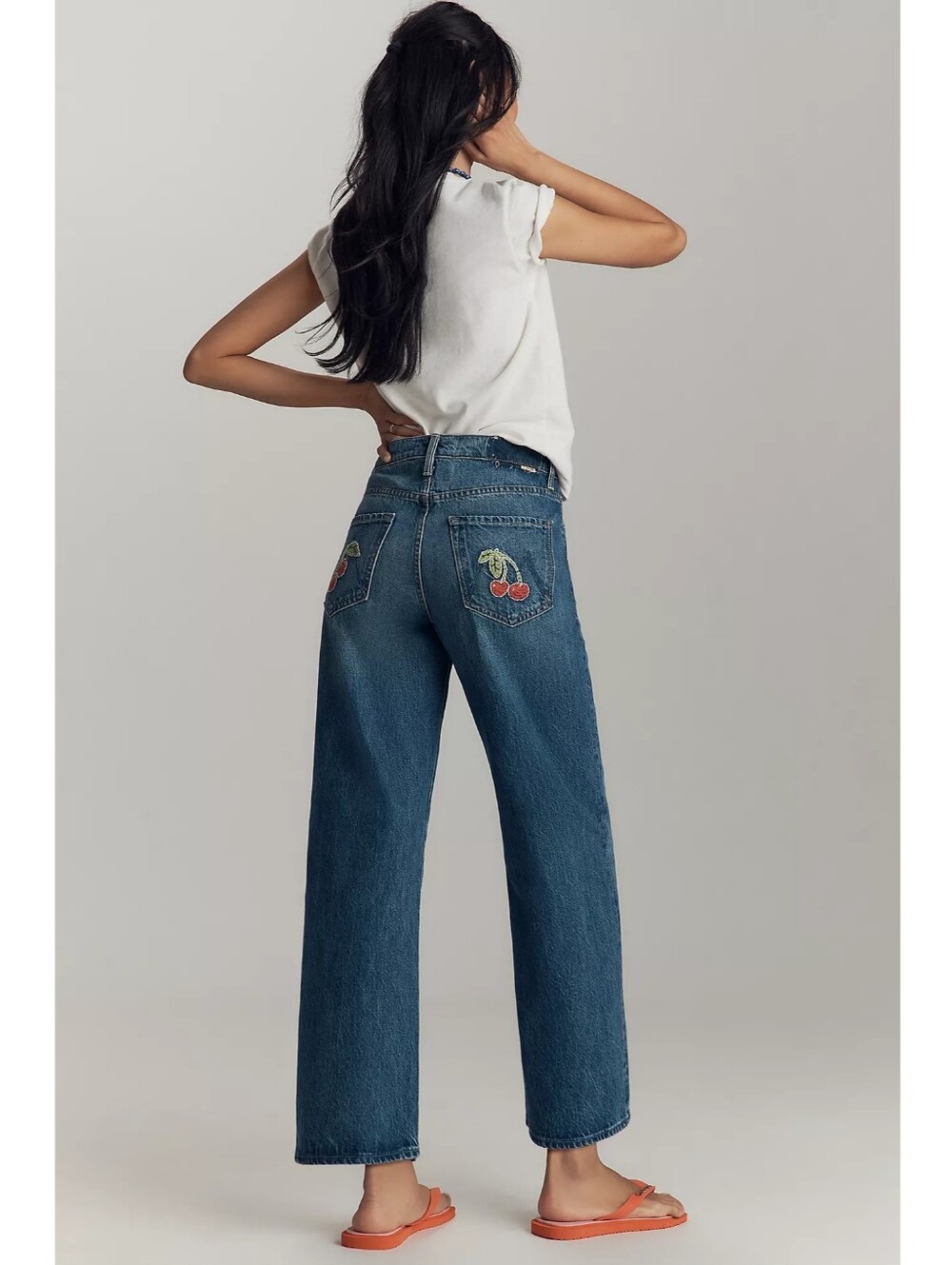MOTHER The Dodger High-Rise Straight-Leg Ankle Jeans 450